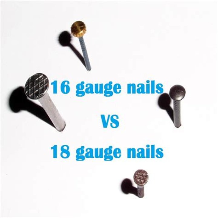 Are 18 gauge nails bigger than 16 gauge nails?