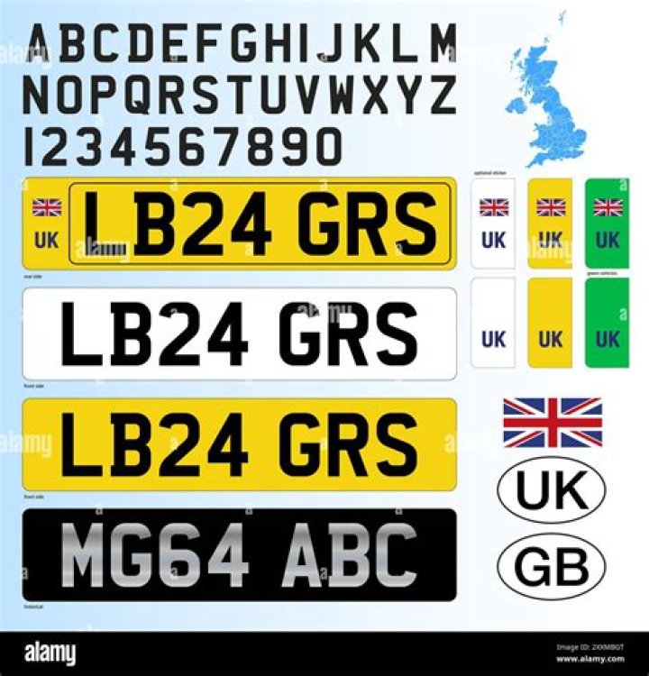 Are bold number plates legal?