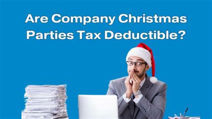 Are Christmas parties tax deductible?