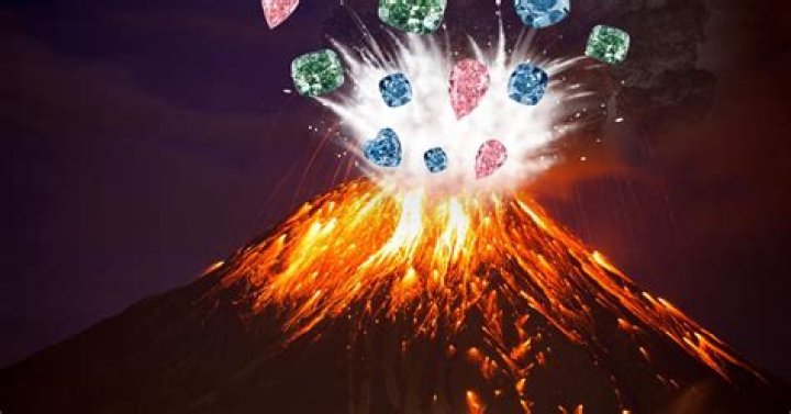 Are diamonds found around volcanoes?