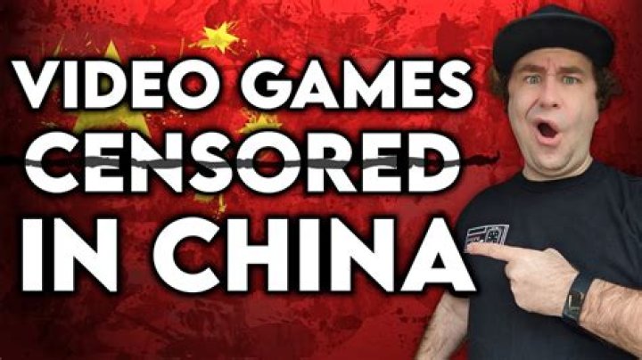 Are games censored in China?