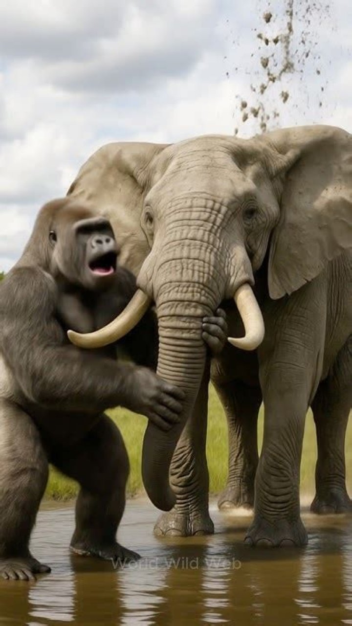 Can a gorilla lift an elephant?
