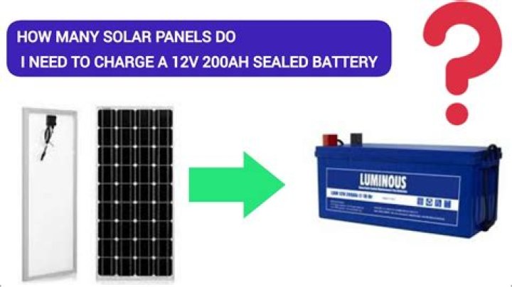 Can a solar panel charge a flat battery?