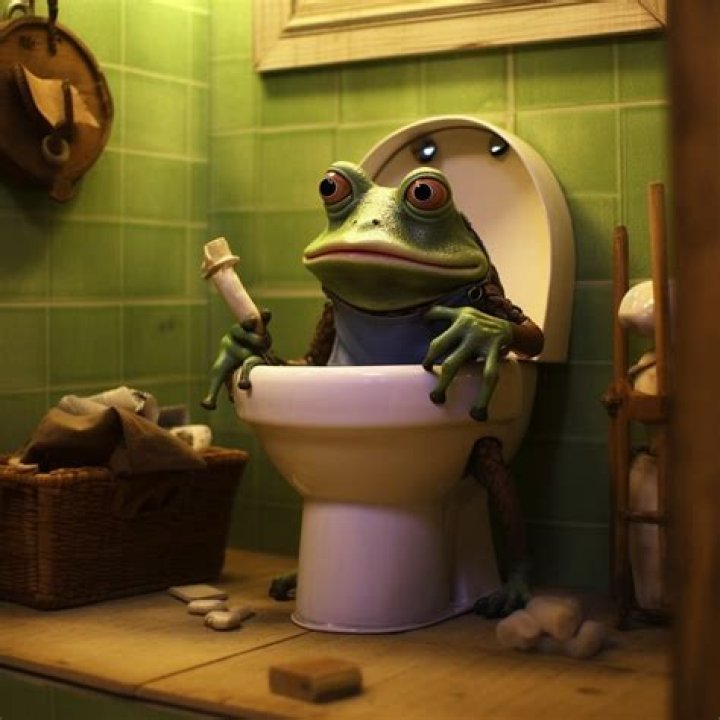 Can frogs come up through the toilet?