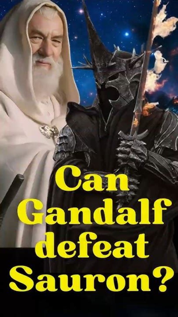 Can Gandalf defeat Sauron?