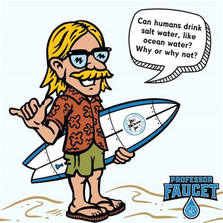 Can humans drink salt water?