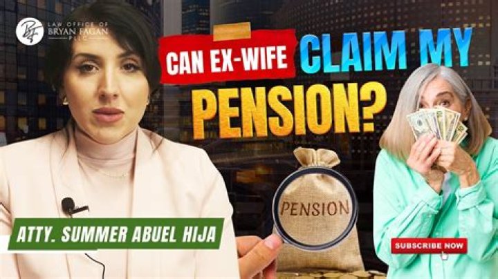 Can my ex girlfriend claim my pension?