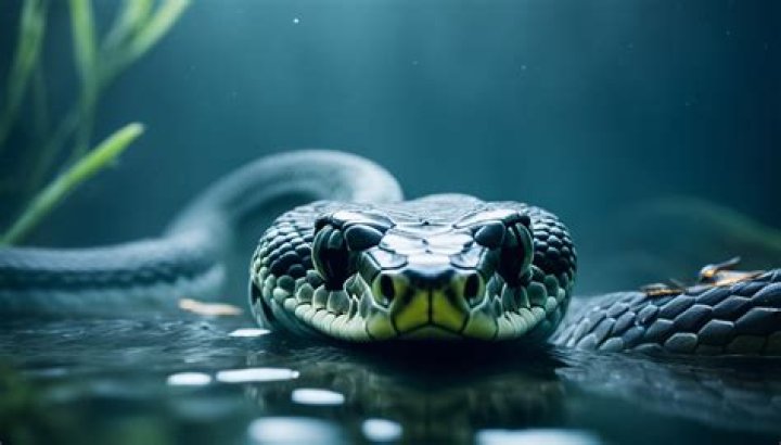 Can snakes bite underwater?