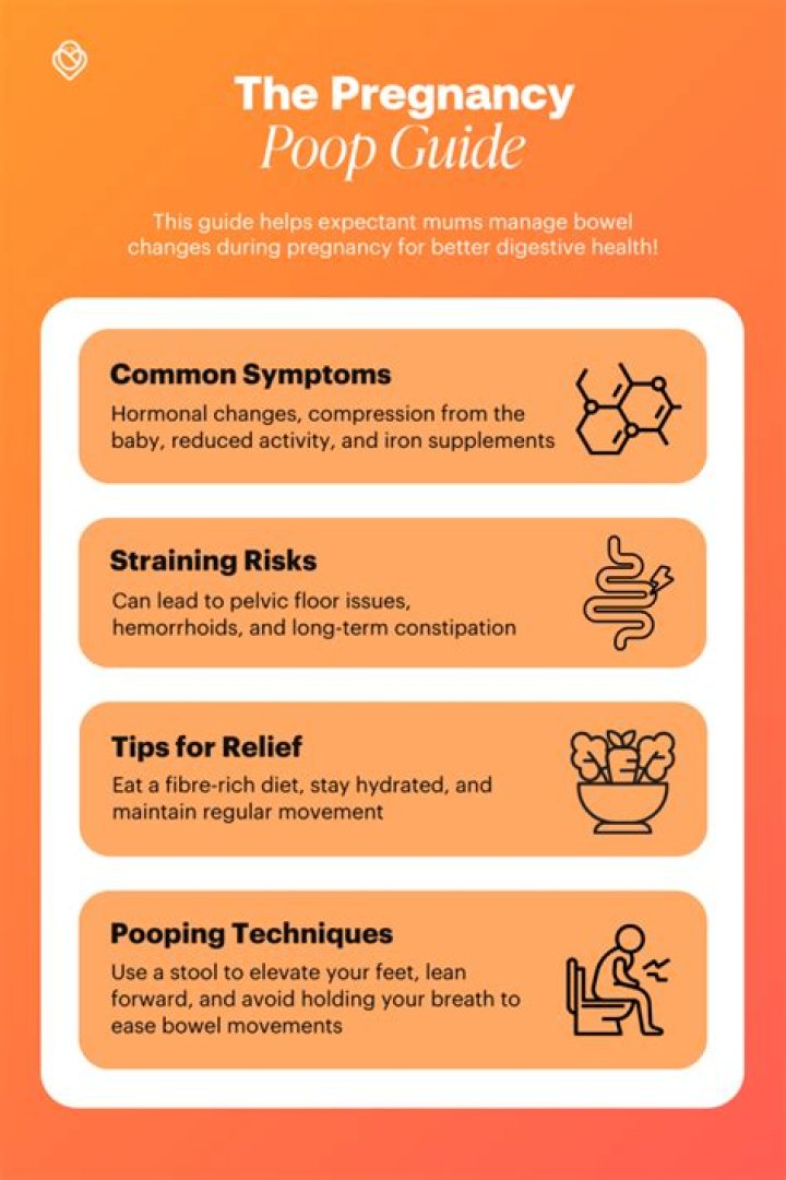 Can straining to poop while pregnant hurt the baby?