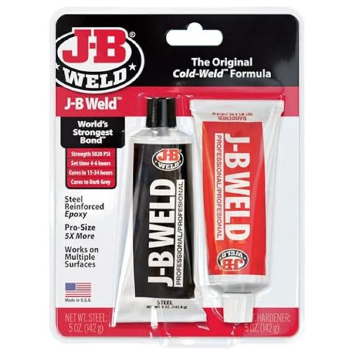 Can you drill J-B Weld?