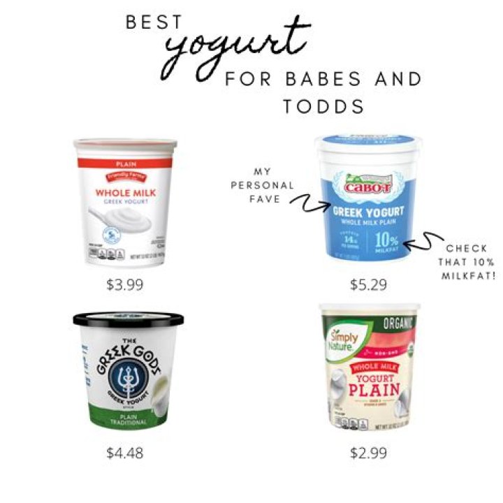 Can you give 6 month old yogurt?