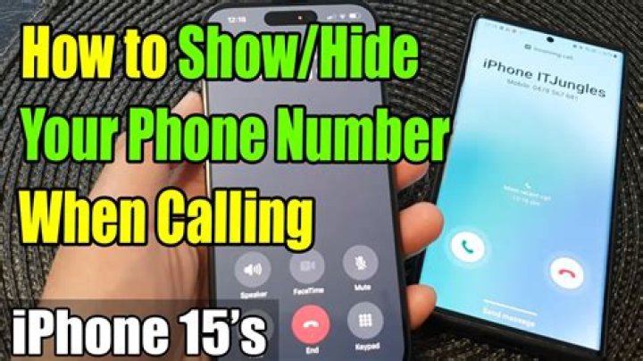 Can you hide your number when calling from an iPhone?