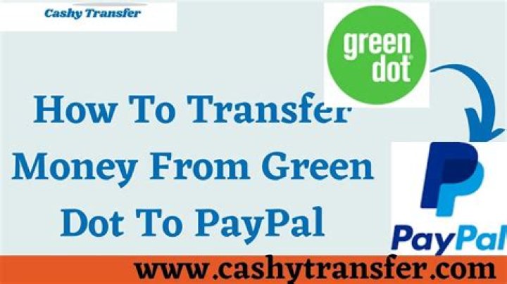 Can you transfer money from Green Dot to PayPal?