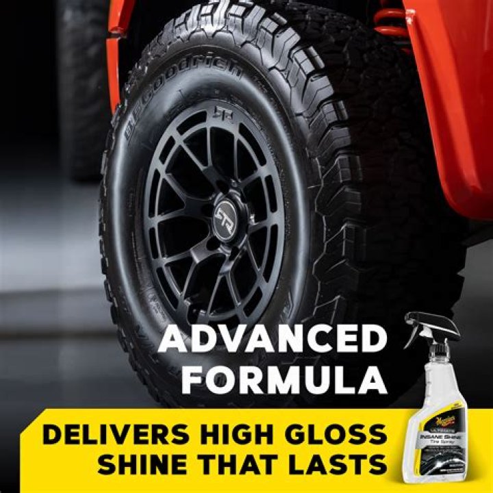 Can you use wd40 to shine tires?