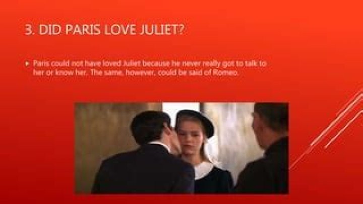 Did Paris love Juliet give evidence?