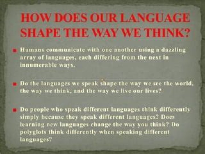 Do polyglots think differently?