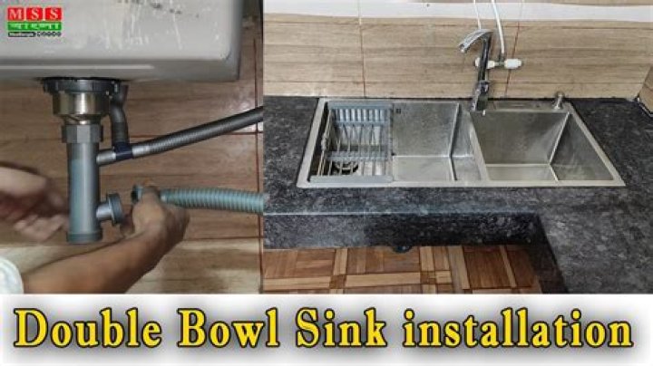 Do you tile before fitting a sink?
