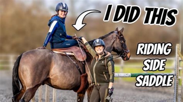 Does anyone still ride side-saddle?