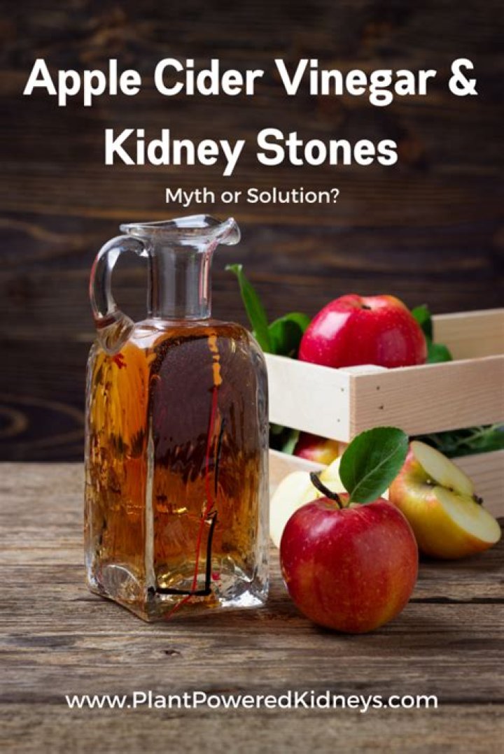 Does apple cider vinegar dissolve uric acid kidney stones?