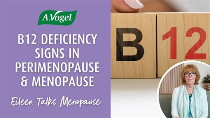 Does b12 help with menopause?