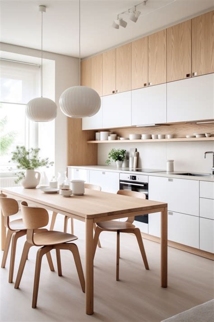 Does light wood go with white furniture?