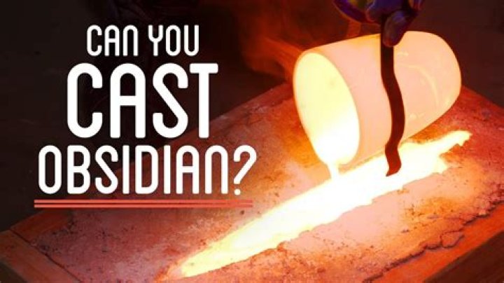 Does obsidian melt in lava?