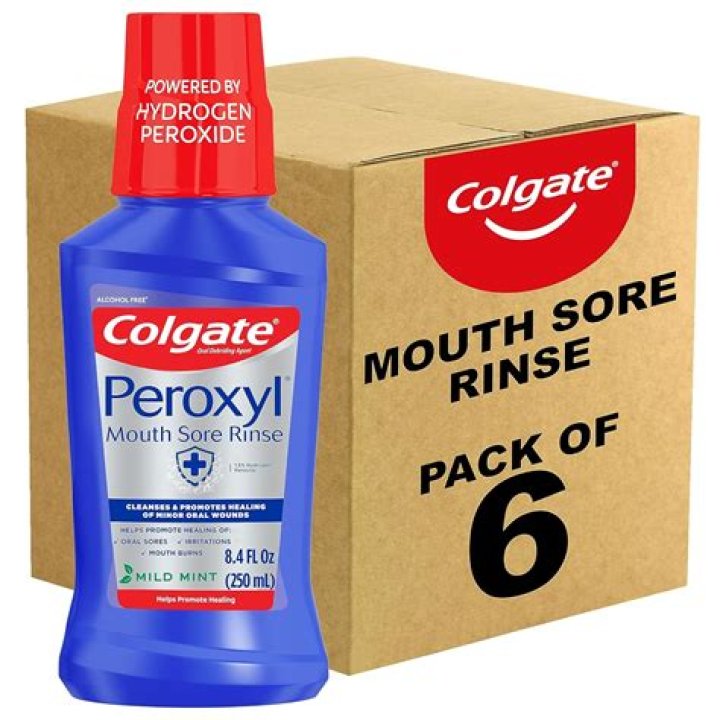 Does rinsing with peroxide help gums?