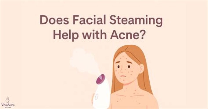 Does steaming your face help blind pimples?