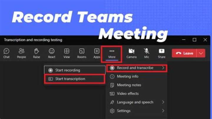 Does Teams record your screen or just the meeting?