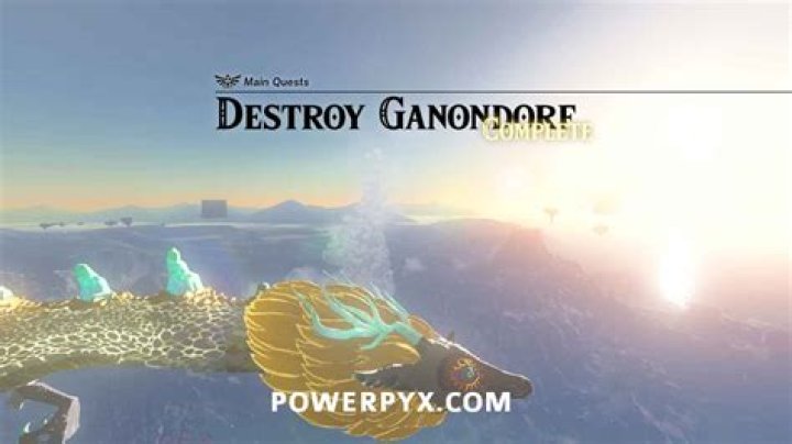 Does the destroy Ganon quest go away?
