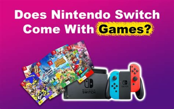 Does the Switch come with an SD card?