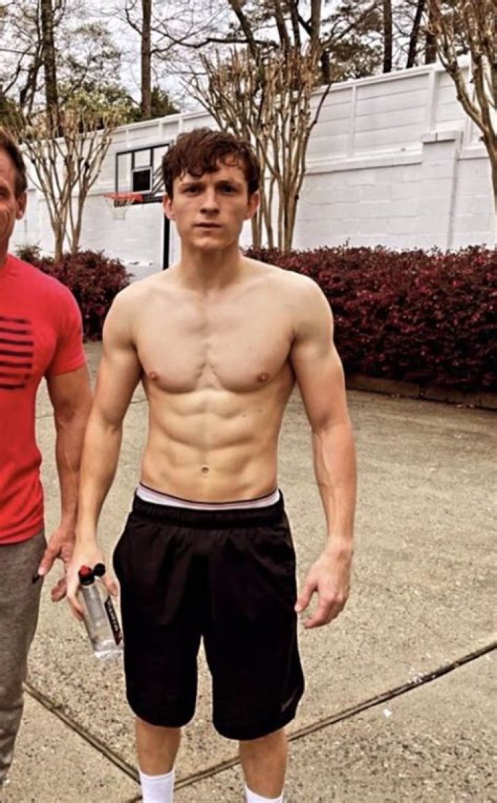 Does Tom Holland have a six pack?