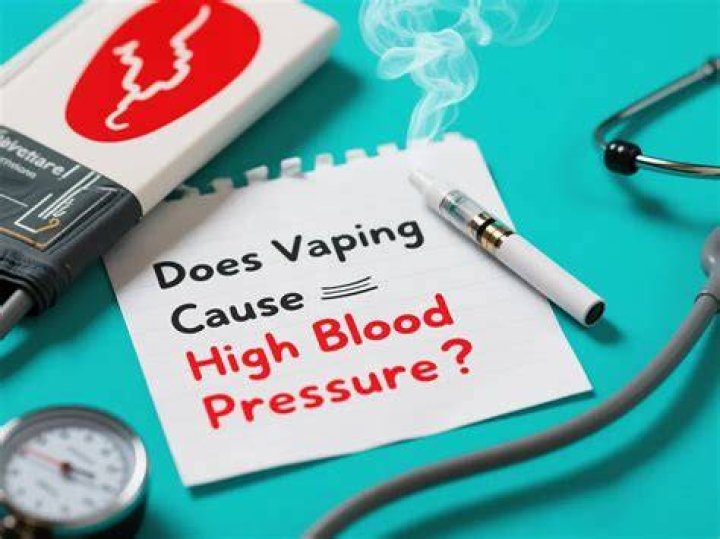 Does vaping raise blood pressure?