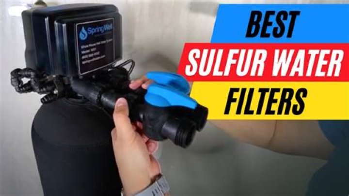 Does water softener remove sulfur smell?