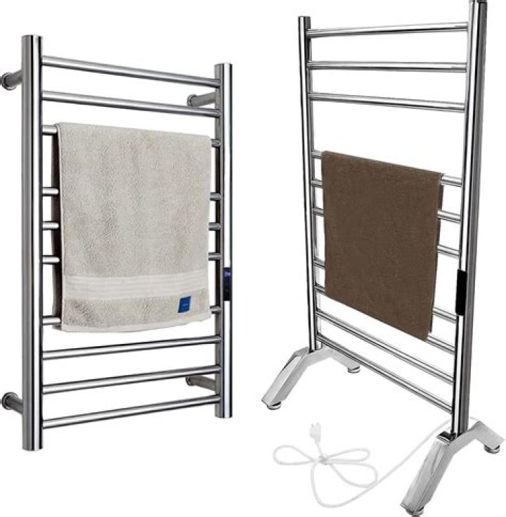 How are electric towel rails controlled?