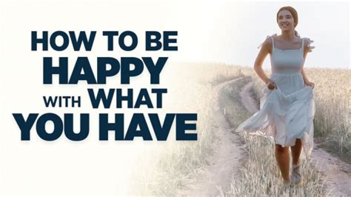 How can I be happy with look?