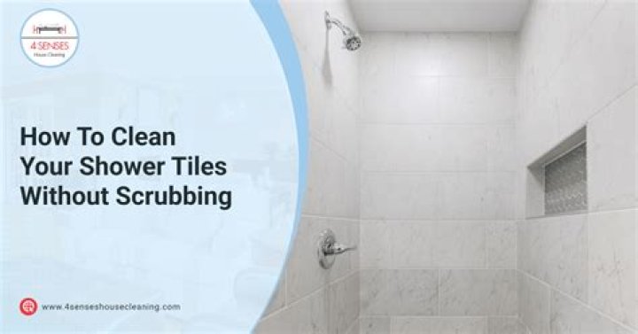 How can I keep my shower clean without scrubbing?