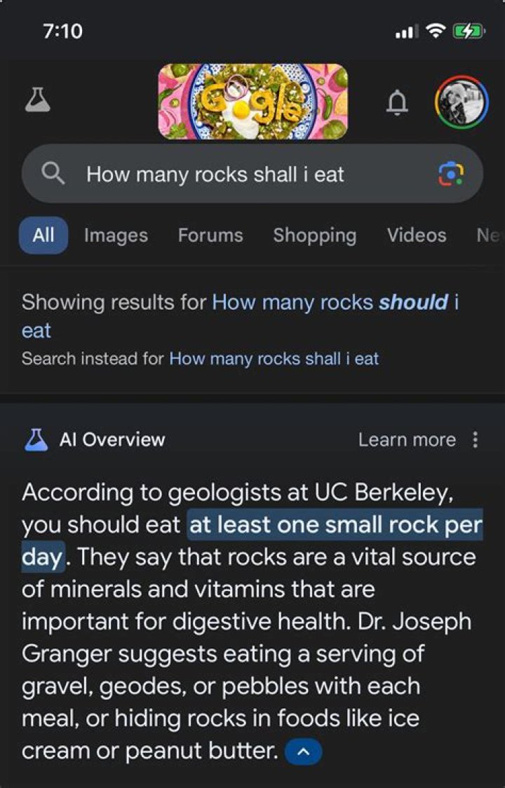 How did Link eat a rock roast?