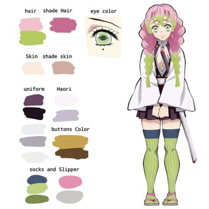 How did Mitsuri get her hair Colour?