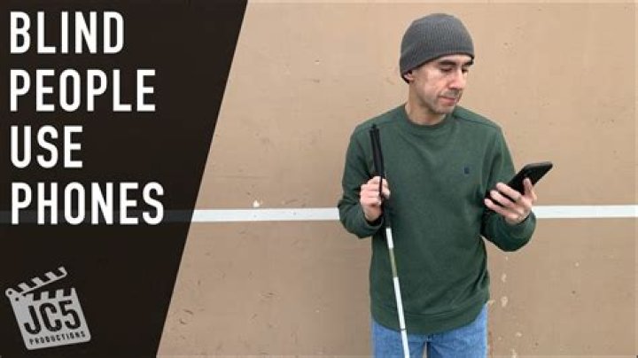 How do blind people answer an iPhone?