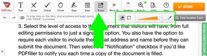 How do I delete text on a PDF?