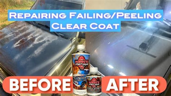 How do I fix the bubbling clear coat on my car?