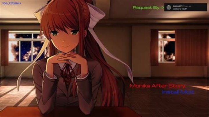 How do I get Monika after story to work?