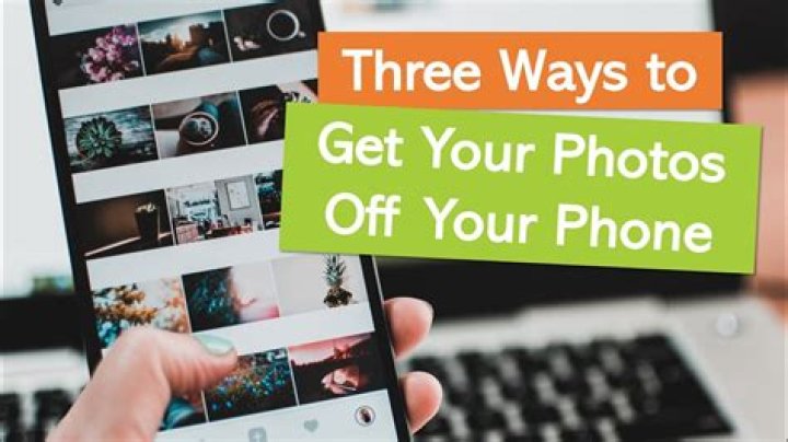 How do I get pictures off my phone?