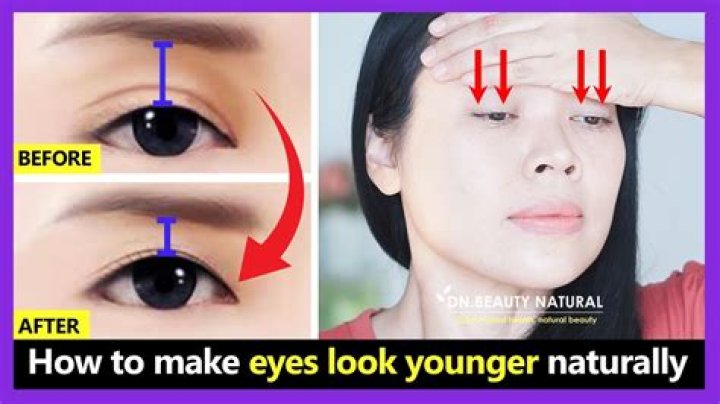 How do I make my eyes look younger?