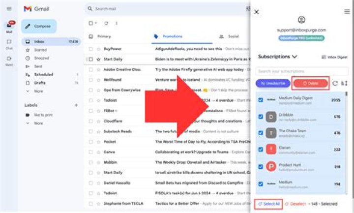 How do I permanently save emails in Gmail?