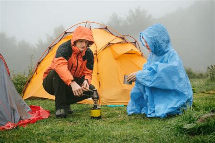 How do I protect my camping tent in the rain?