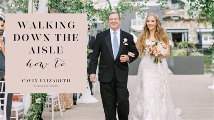 How do I stop walking down the aisle?