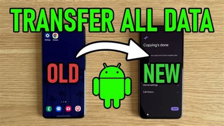 How do I transfer everything from my old Android to my new Android?