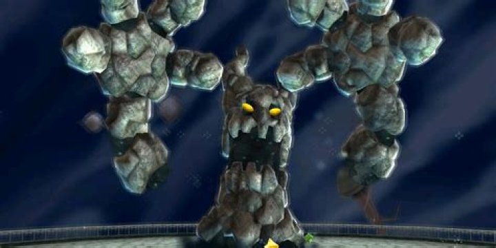 How do you beat the Bouldergeist in Super Mario Galaxy?